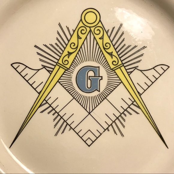 Vintage Morgan Hopper China Nautilus Made in USA Masonic Decorative Plate - Picture 2 of 8